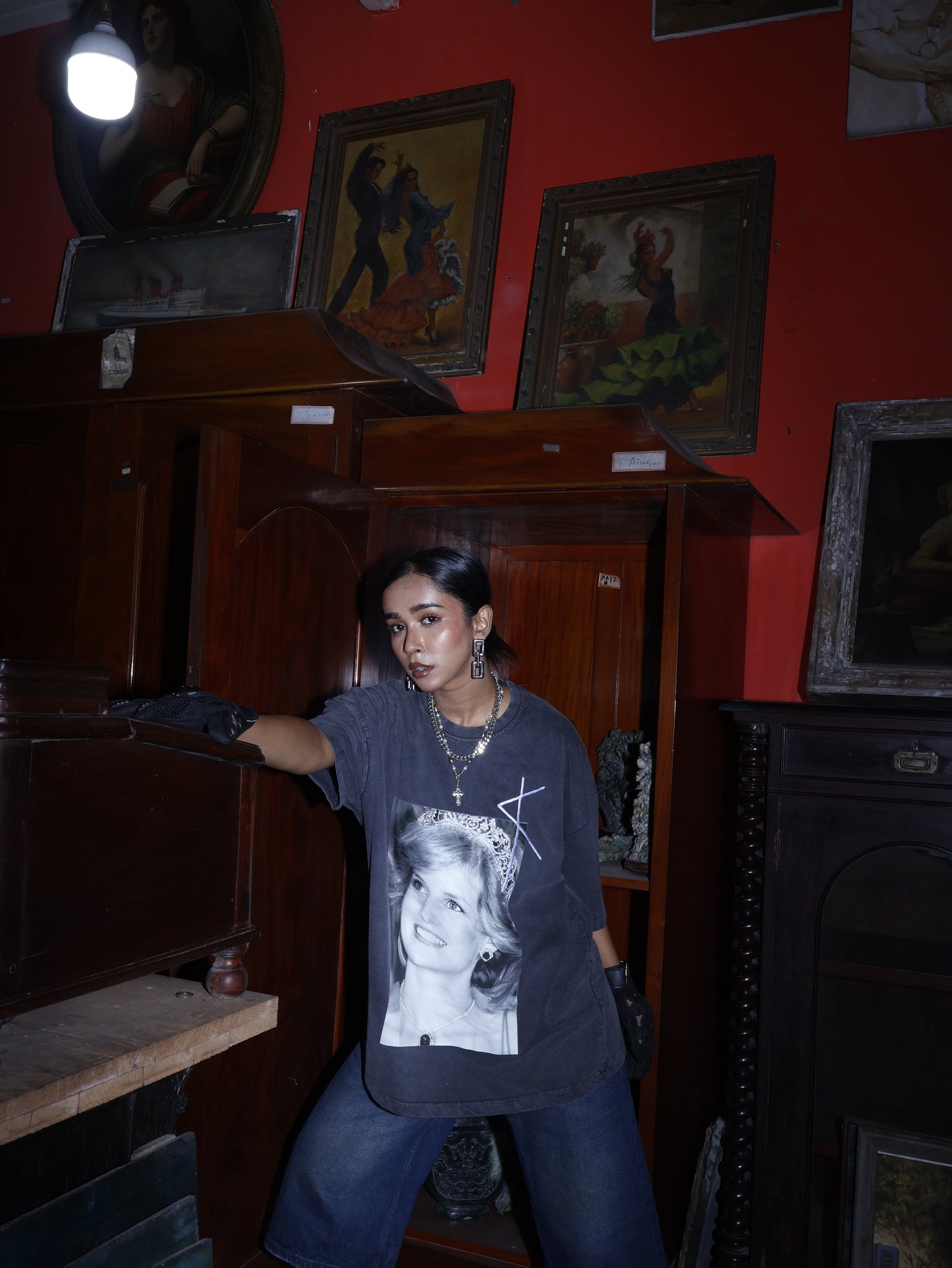 regressed sweetheart tee
