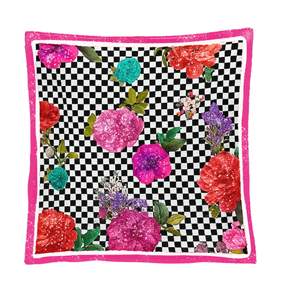checkered scarf